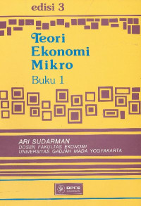 Teori ekonomi mikro buku 1