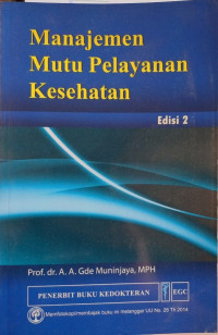 Manajemen Mutu Pelayanan Kesehatan