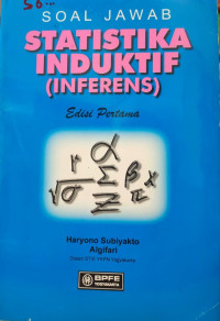 Soal jawab statistika induktif (inferns) Ed. Pertama