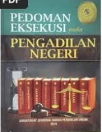 Image of Pedoman eksekusi pada pengadilan negeri