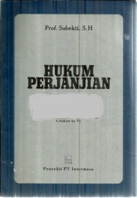 Hukum Perjanjian