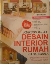 Kursus kilat desain interior rumah bagi pemula