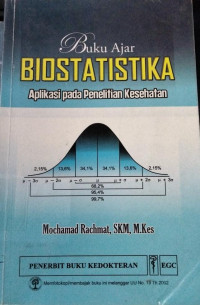 Buku ajar biostatistika aplikasi pada penelitian kesehatan