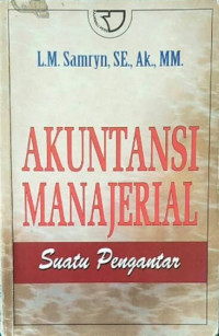 Akuntansi manajerial suatu pengantar