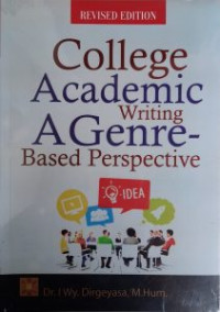 College academic writing a genre-based perspective