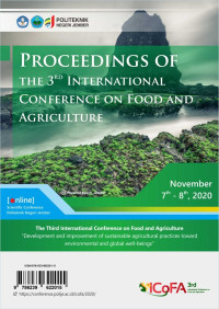 Proceedings of the 3rd international conference on food and agriculture