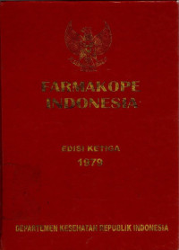 Farmakope indonesia edisi ketiga