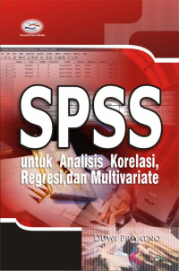 Image of SPSS untuk analisis kolerasi, regresi, dan multivariate