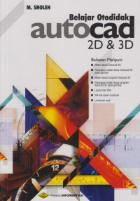 Image of Belajar otodidak autocad 2D & 3D