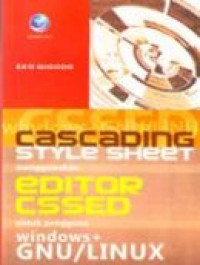 Image of Cascading style sheet menggunakan editor CSSED untuk pengguna windows dan GNU / Linux