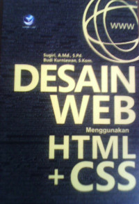 Image of Desain web menggunakan HTML + CSS