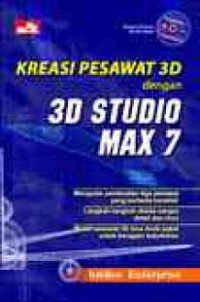 Image of Kreasi pesawat 3D dengan 3D studio max 7