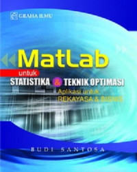 Image of Matlab untuk statistika dan teknik optimasi