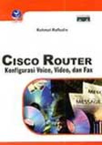 Image of Cisco router konfigurasi voice,video & fax