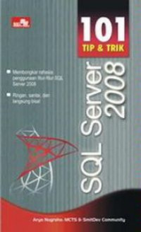Image of 101 tip dan trik SQL SERVER 2008