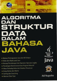 Image of Algoritma dan struktur data dalam bahasa java