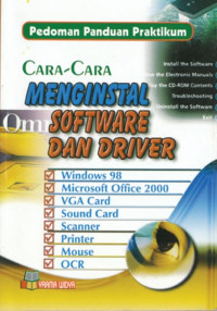 Image of Pedoman panduan praktikum cara-cara menginstal software dan driver