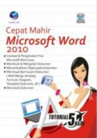 Image of Tutorial 5 hari cepat mahir microsoft word 2010
