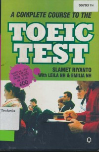 Image of A complete course to the TOEIC test