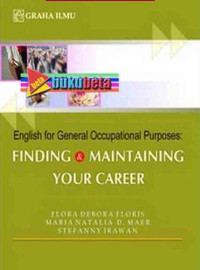 Image of English for General Occupational Purposes: Finding & Maintaining Your Career