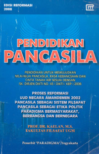 Image of Pendidikan pancasila