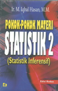 Image of Pokok-pokok materi statistika 2 (statisktik inferensif)