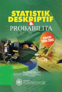 Image of Statistik deskriptif dan probabilita edisi 2004/2005
