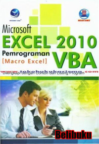 Image of Microsoft excel 2010 pemrograman VBA