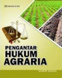 Pengantar hukum agraria