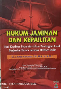 Hukum Jaminan dan Kepailitan