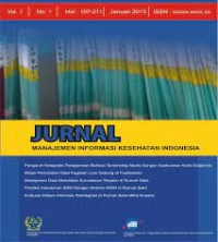 Jurnal Manajemen Informasi Kesehatan Indonesia Vol. 7 No. 1