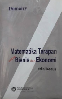 Matematika terapan untuk bisnis dan ekonomi ed 2