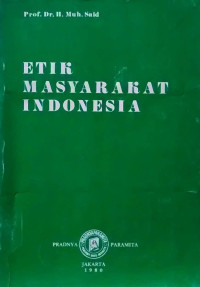 Etik Masyarakat Indonesia