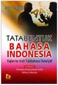 Tata Bentuk Bahasa Indonesia