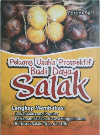 Peluang usaha prospektif budi daya salak