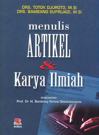 Menulis Artikel dan Karya Ilmiah